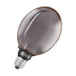 Osram Vintage 1906 LED E27 Globe Filament Smoke 130mm 4W 110lm - 818 Extra Warm White | Dimmable - Replaces 12W