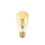 Ledvance Vintage 1906 LED E27 Pear Clear 6.5W 725lm - 824 Extra Warm White | Dimmable - Replaces 55W