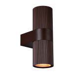 Nordlux Kyklop Wall Light Aluminium Rusty  Up & Down | Suitable for 2x GU10