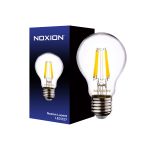 Noxion Lucent LED E27 Pear Filament Clear 7W 806lm - 822-827 Dim To Warm | Dimmable - Replaces 60W