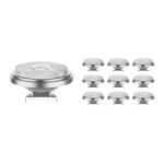 Multipack 10x Noxion LED Spot G53 AR111 7.4W 450lm 40D - 927 Extra Warm White | Best Colour Rendering - Dimmable - Replaces 50W