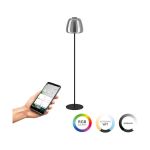 Eglo Floor Lamp Alfero-Z Steel Black 15.5W 2000lm - 827-865 Tunable White + RGB | IP20 - Zigbee Dimmable