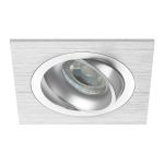 Noxion Recessed Spot Boxi MR16 Tiltable Aluminium | Cutout 80mm - GU10 Socket