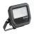 Ledvance LED Floodlight Aluminium Black 8W 1100lm 100D - 830 Warm White | IP66 - Symmetrical
