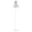 DFTP by Nordlux Strap Floor Lamp Metal and Leather White | Suitable for E27