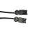 Noxion GST - Compatible Extension Cable Black - Male + Female - 3m - 3 pole 1,5mm2