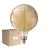 Multipack 4x Philips Classic LED Globe E27 200mm Filament Gold 7W 470lm - 818 Extra Warm White | Dimmable - Replaces 40W