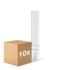 Multipack 10x Noxion Lucent PL-S LED 4.3W 540lm - 830 Warm White | 2-Pin - Replaces 9W