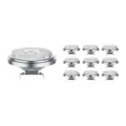 Multipack 10x Noxion LED Spot G53 AR111 7.4W 450lm 40D - 927 Extra Warm White | Best Colour Rendering - Dimmable - Replaces 50W